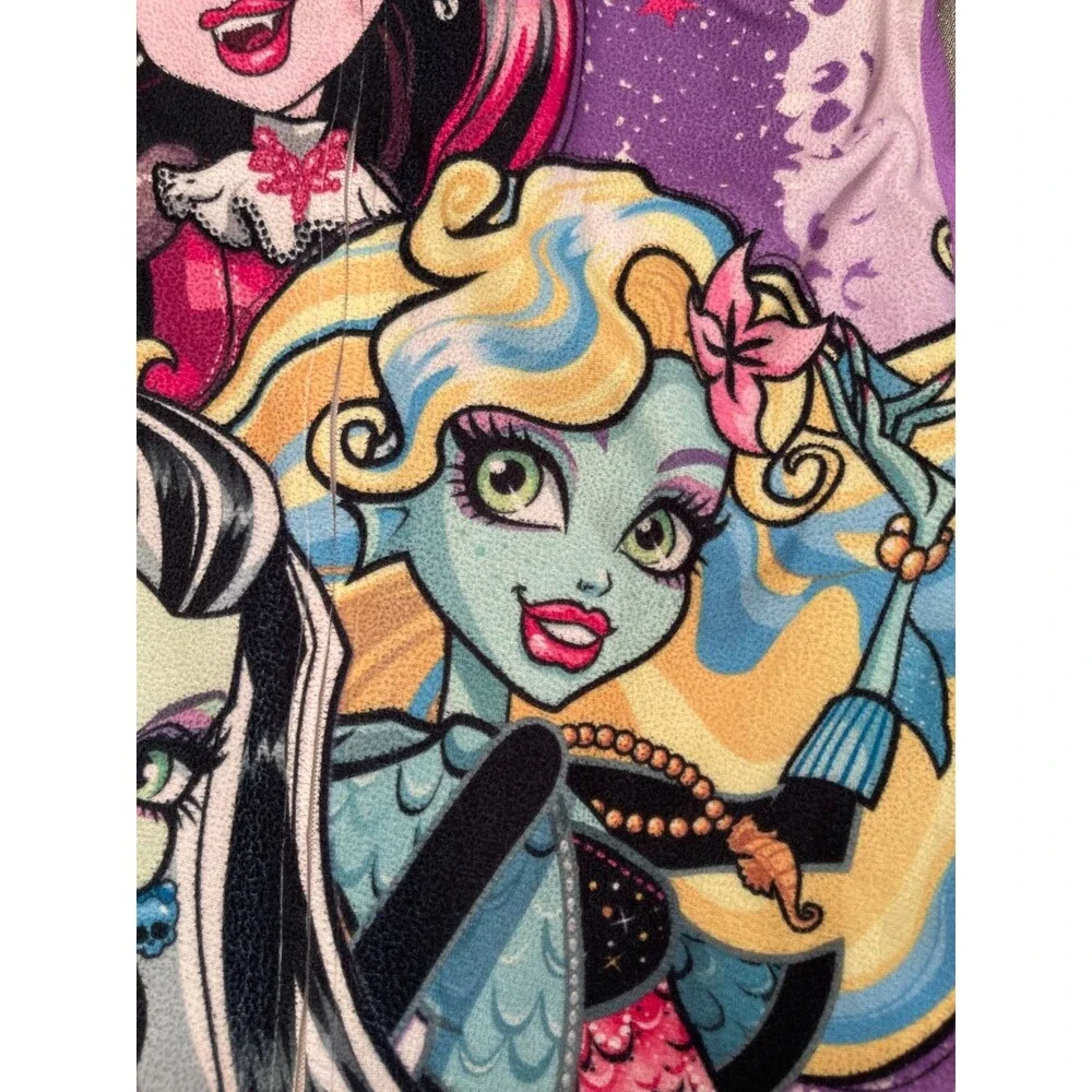 2010s Monster High Girls Pajamas 2016 Draculara Frankie Lagoona Blue One Piece